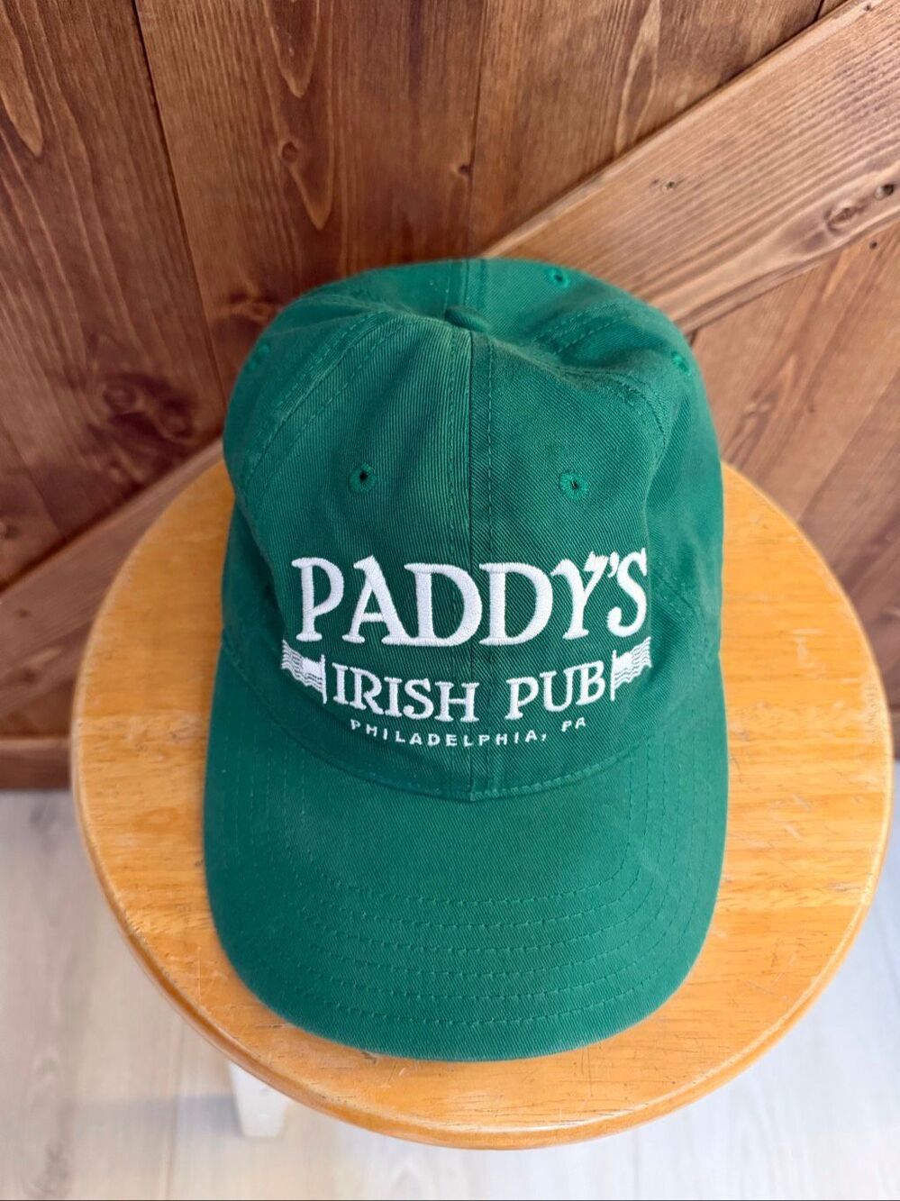 It’s Always Sunny in Philadelphia Paddy’s Irish Pub Green Hat Cap Adjustable (94